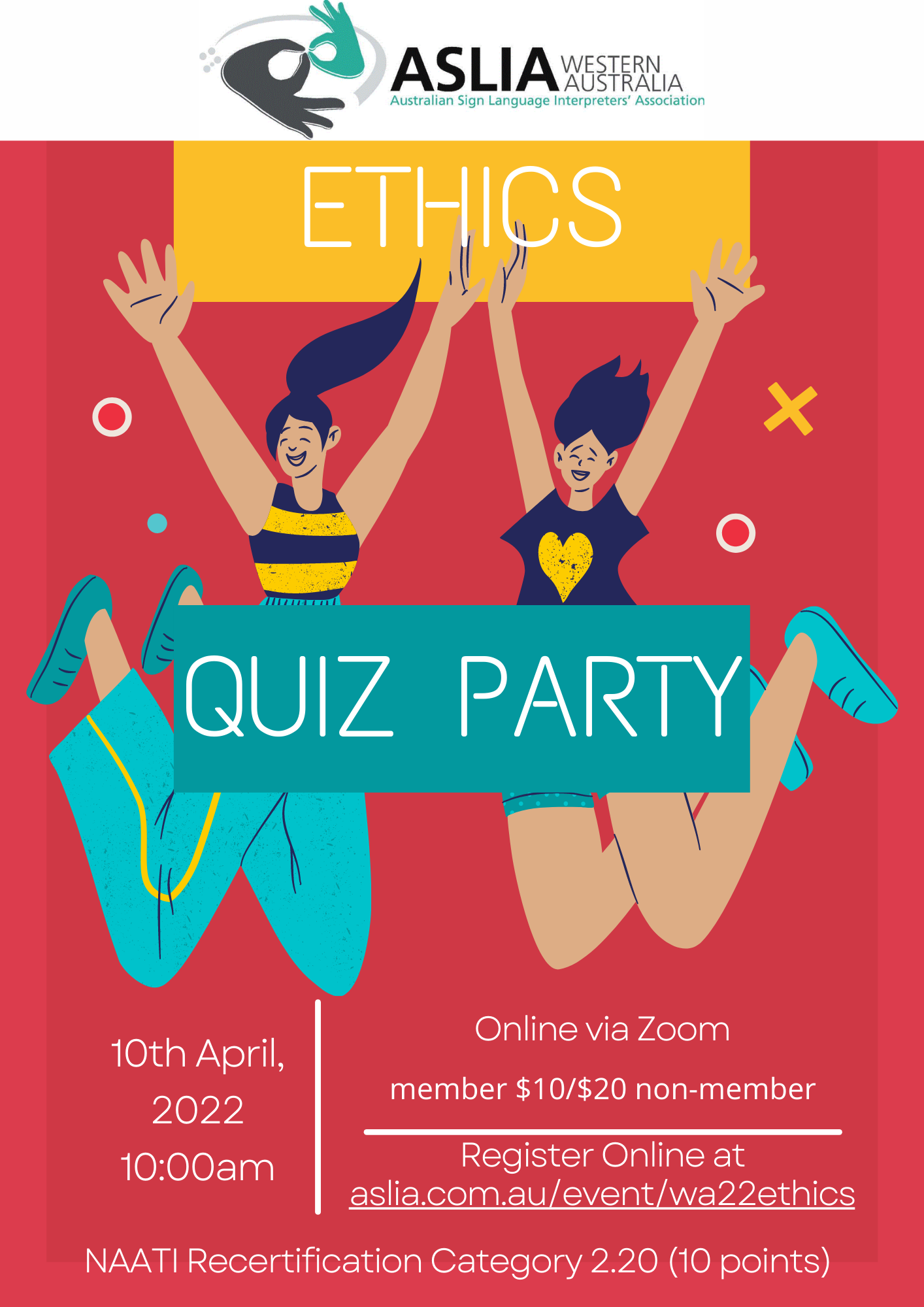 ASLIA (WA) 2022 Ethics Quiz Party