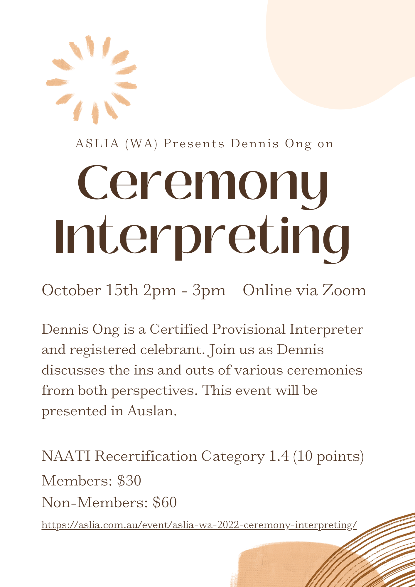 ASLIA (WA) 2022 Ceremony Interpreting
