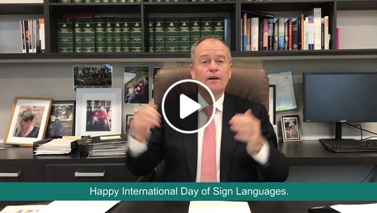 Happy International Day of Sign Languages