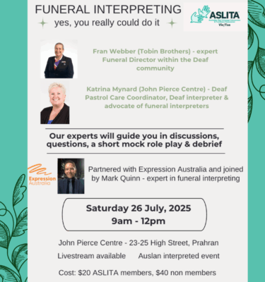 Funeral Interpreting PD
