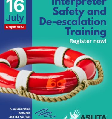 Interpreter Safety and De-escalation Training