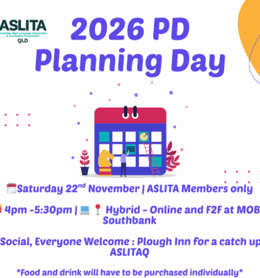 ASLITAQ 2026 PD Planning Day