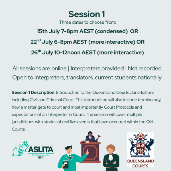 ASLITAQ - 2025 Qld Courts Online PD Session 1 15th July