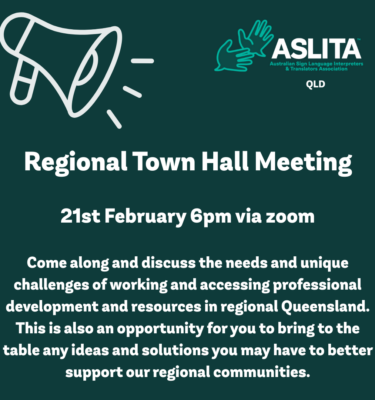 ASLITAQ 2026 Regional Town Hall Meeting