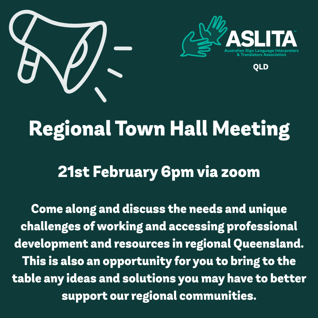 ASLITAQ 2026 Regional Town Hall Meeting