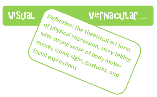 Visual Vernacular Workshop