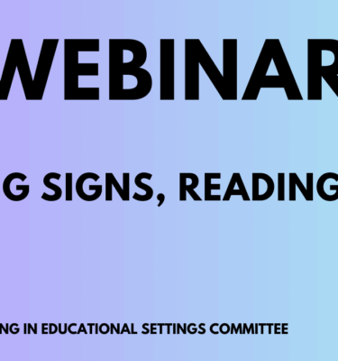 *Webinar* Reading Minds, Reading Signs