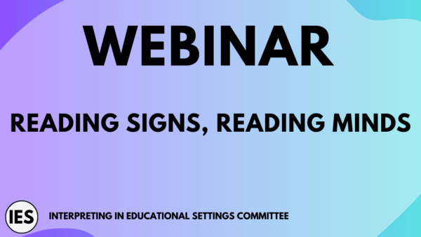 *Webinar* Reading Minds, Reading Signs