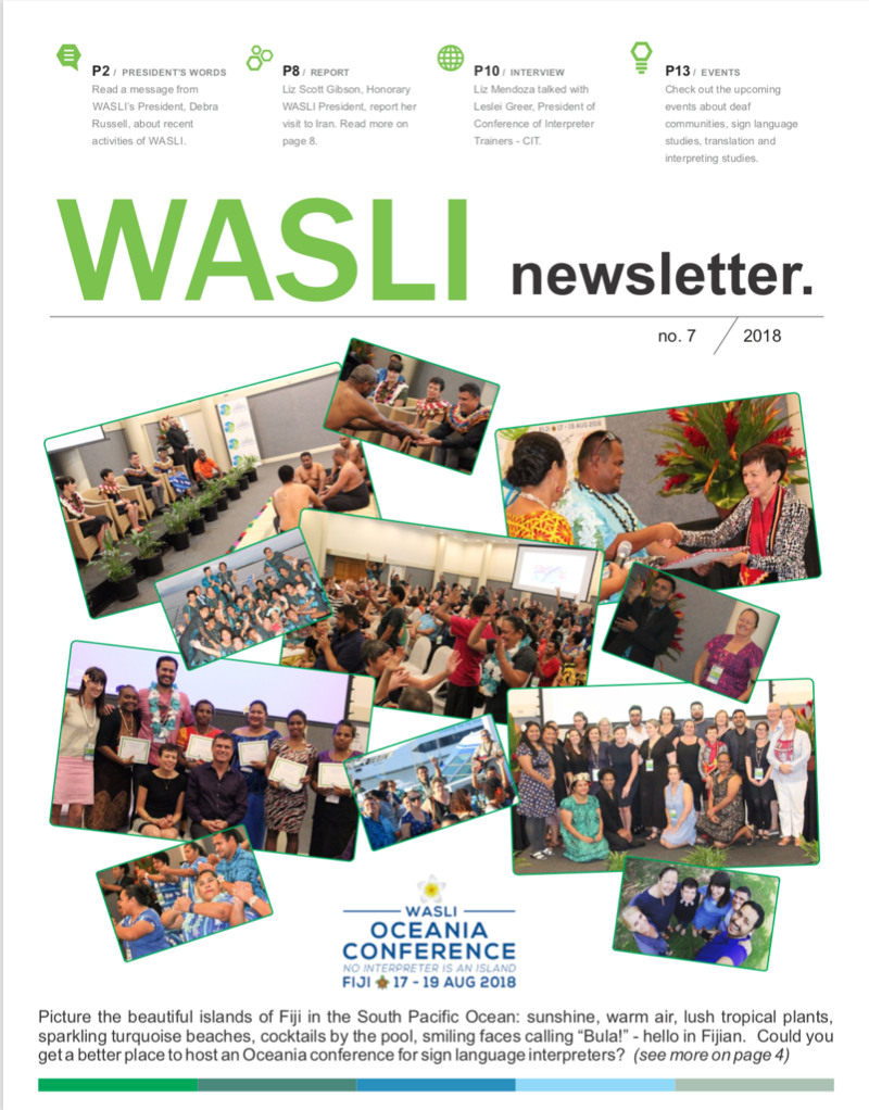 WASLI Newsletter No.7/2018